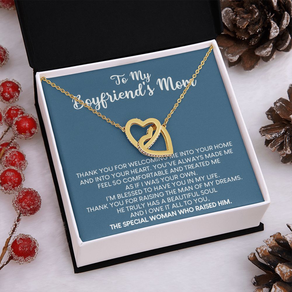 To My Boyfriend Mom Gift Necklace for Boyfriends Mom Gift Mother in Law Jewelry Gift Birthday Gift For Boyfriend's Mom Gift for Boyfriends Mom Gift for Boyfriend's Mom