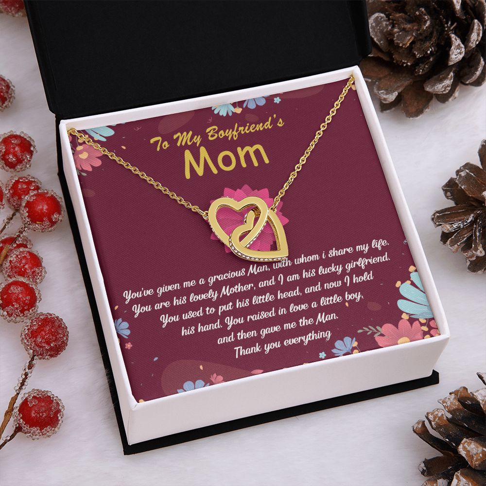 To My Boyfriend Mom Gift Necklace for Boyfriends Mom Gift Mother in Law Jewelry Gift Birthday Gift For Boyfriend's Mom Gift for Boyfriends Mom Gift for Boyfriend's Mom