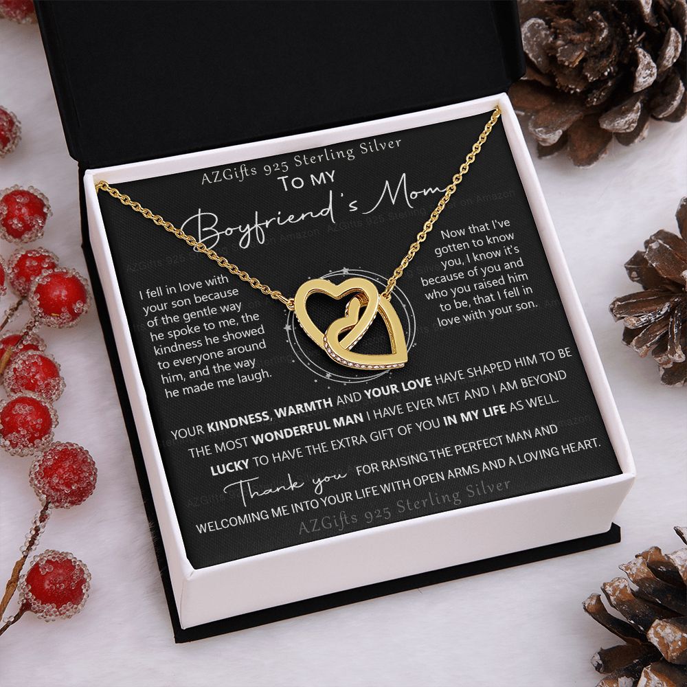 To My Boyfriend's Mom Necklace, Gift for Boyfriend's Mom, Boyfriend's Mom Gift, Boyfriends Mom Birthday Gift, Mother's Day Gift for Boyfriends Mom, Boyfriend Mom Jewelry