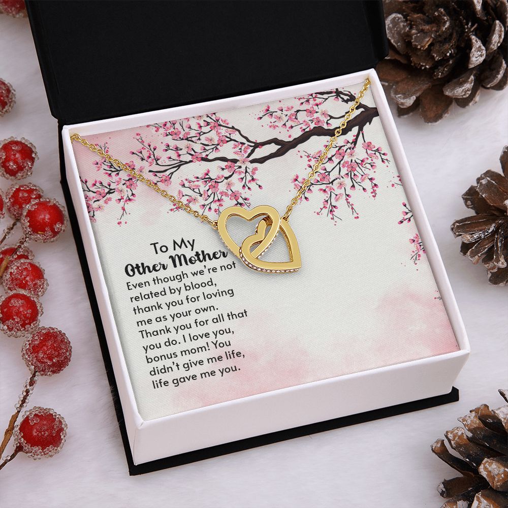 Mother in Law Necklace, Jewelry for Women, Future Mother in Law Gifts from Daughter in Law, Mother of Bride Gifts For Mother in Law, Birthday Gifts For Mother In Law From Daughter In Law15 Interlocking Hearts Necklace