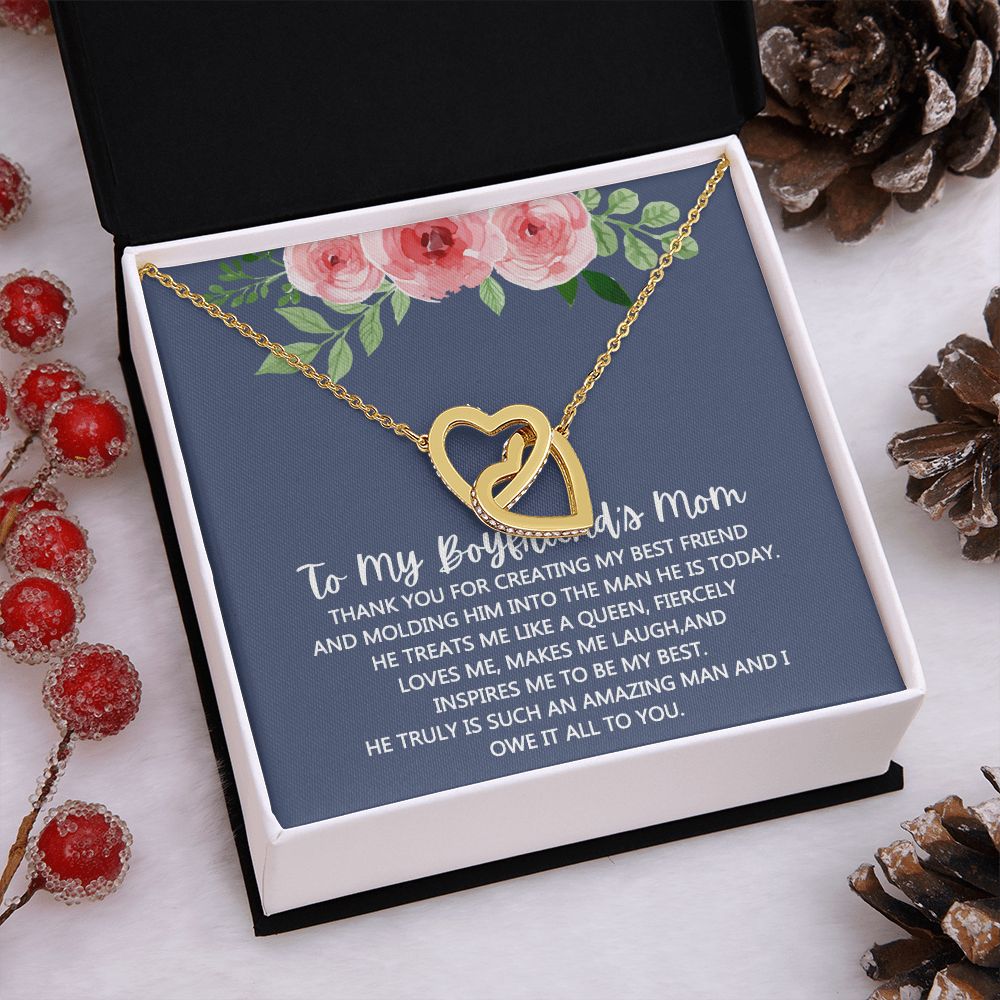 To My Boyfriend Mom Gift Necklace for Boyfriends Mom Gift Mother in Law Jewelry Gift Birthday Gift For Boyfriend's Mom Gift for Boyfriend Mom Gift for Boyfriend's Mom
