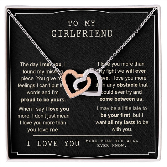 To My Girlfriend Necklace from Boyfriend To My Future Wife Necklace Jewelry For Girlfriend Gift For Girlfriend Gift for Her Romantic Birthday Valentines Day Gift For Girlfriend Gifts Necklaces