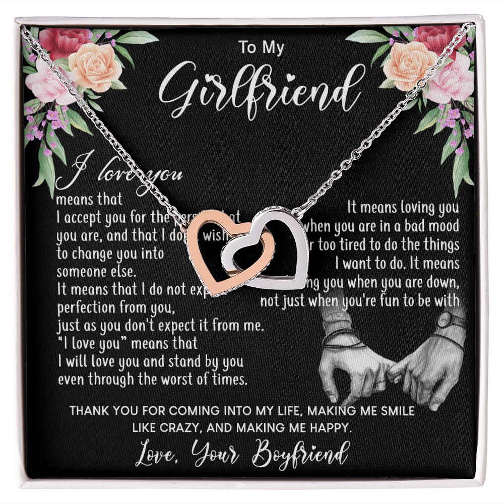 To My Girlfriend Necklace from Boyfriend To My Future Wife Necklace Jewelry For Girlfriend Gift For Girlfriend Gift for Her Romantic Birthday Valentines Day Gift For Girlfriend Gifts Necklaces