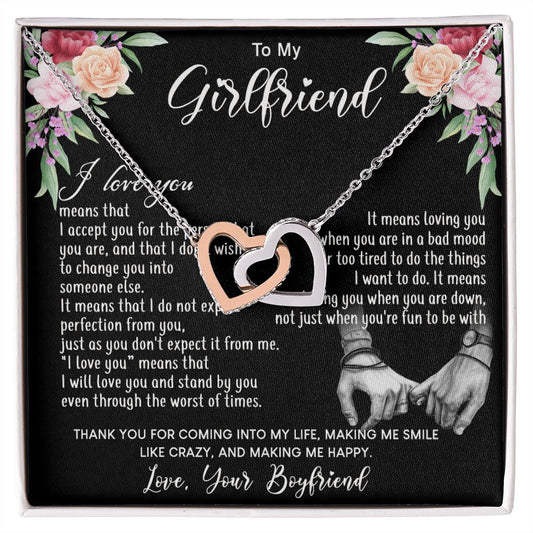 To My Girlfriend Necklace from Boyfriend To My Future Wife Necklace Jewelry For Girlfriend Gift For Girlfriend Gift for Her Romantic Birthday Valentines Day Gift For Girlfriend Gifts Necklaces