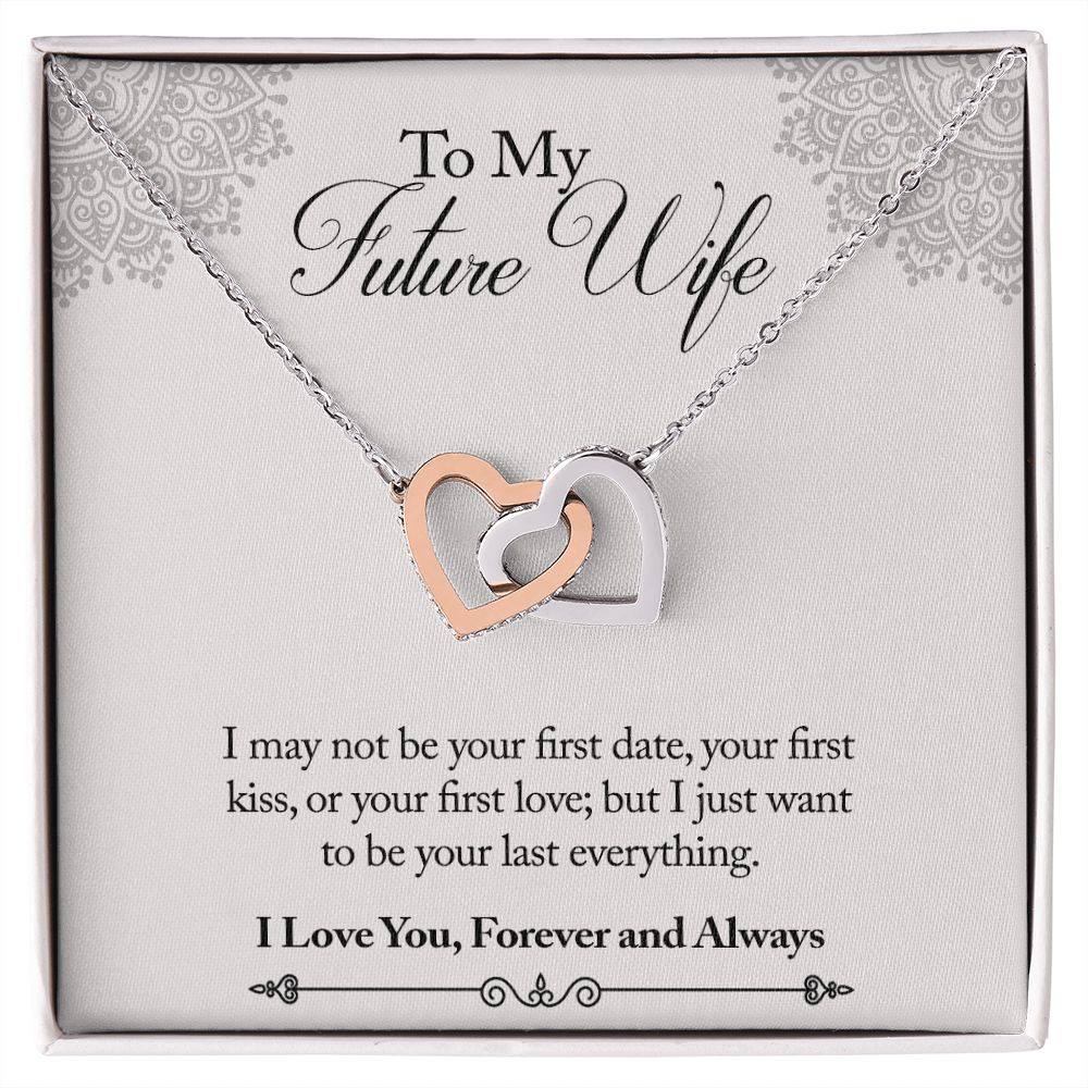 To My Future Wife Necklace from Boyfriend, Personalized Necklace for Women, Luxury Necklace for Girlfriend, Wedding Anniversary Present For Her, Girlfriend Gift Jewelry Christmas Birthday Gift