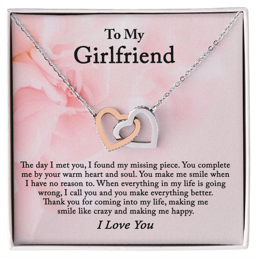To My Girlfriend Necklace from Boyfriend To My Future Wife Necklace Jewelry For Girlfriend Gift For Girlfriend Gift for Her Romantic Birthday Valentines Day Gift For Girlfriend Gifts Necklaces