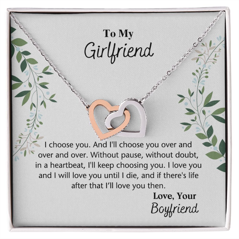 To My Girlfriend Necklace from Boyfriend To My Future Wife Necklace Jewelry For Girlfriend Gift For Girlfriend Gift for Her Romantic Birthday Valentines Day Gift For Girlfriend Gifts Necklaces