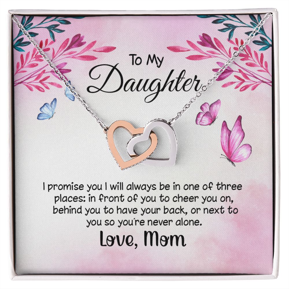 To My Daughter Necklace Gift from Mom, Mother and Daughter Jewelry Necklace for Girls, Mother Daughter Gift Ideas, Jewelry Pendant Necklace