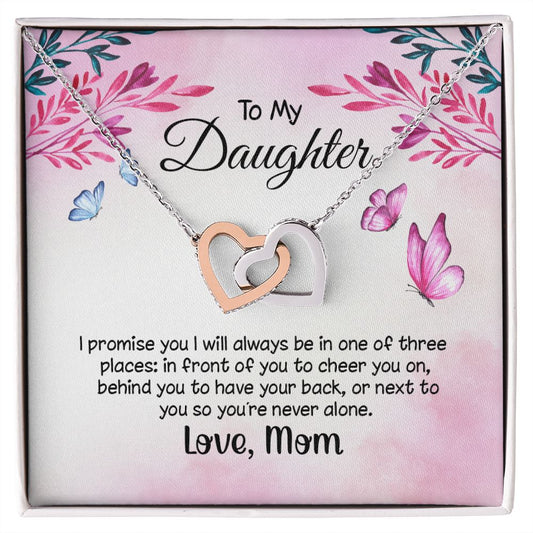 To My Daughter Necklace Gift from Mom, Mother and Daughter Jewelry Necklace for Girls, Mother Daughter Gift Ideas, Jewelry Pendant Necklace