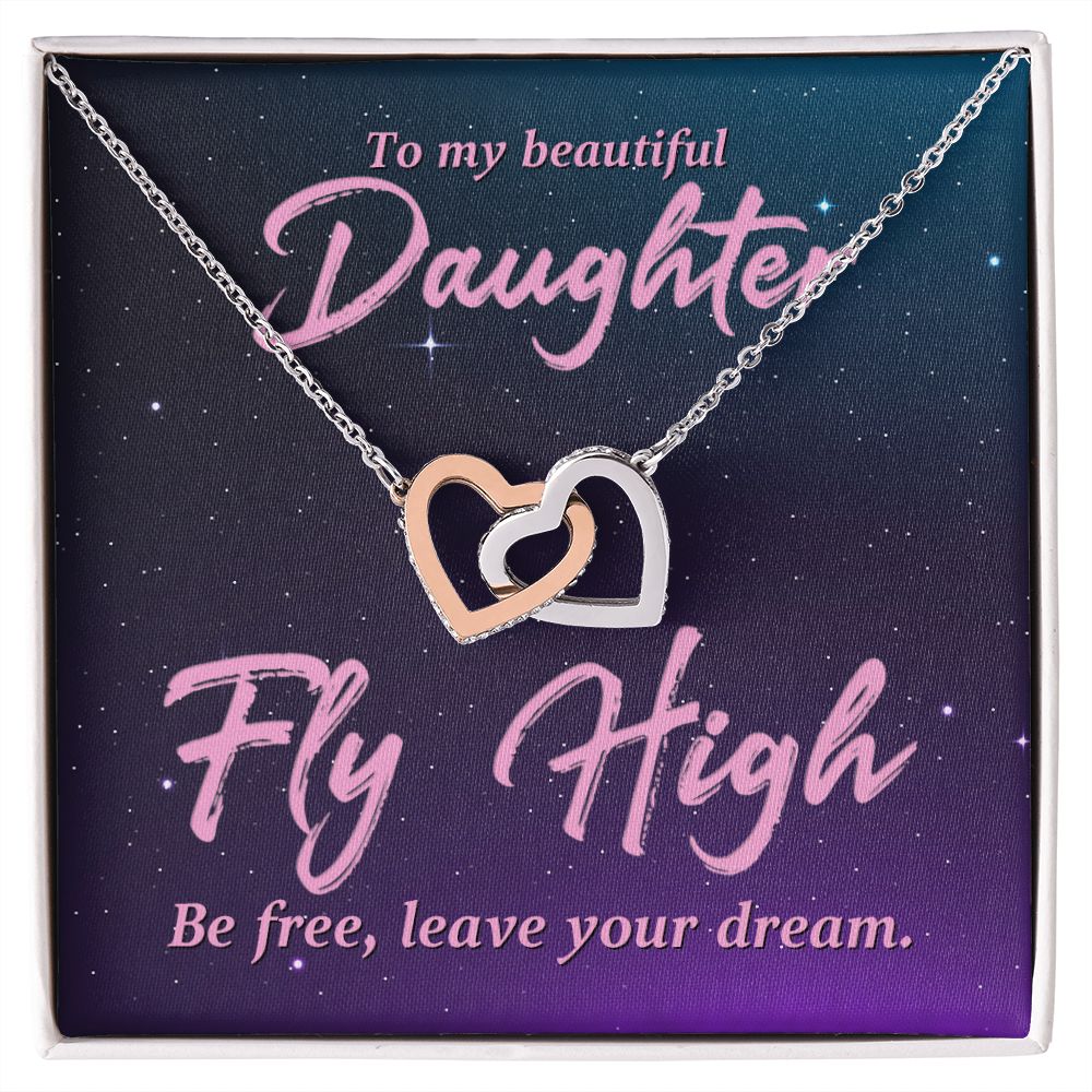 To My Daughter Necklace Gift from Mom, Mother and Daughter Jewelry Necklace for Girls, Mother Daughter Gift Ideas, Jewelry Pendant Necklace