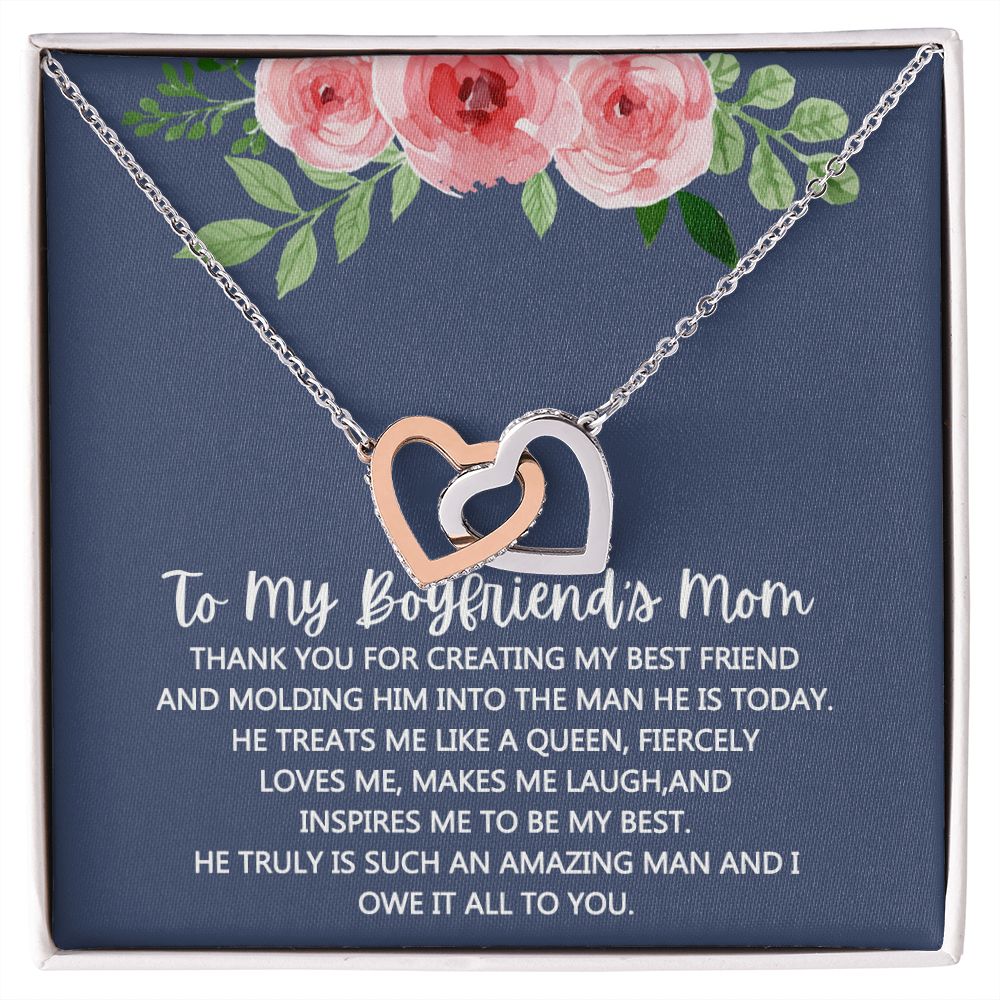To My Boyfriend Mom Gift Necklace for Boyfriends Mom Gift Mother in Law Jewelry Gift Birthday Gift For Boyfriend's Mom Gift for Boyfriend Mom Gift for Boyfriend's Mom