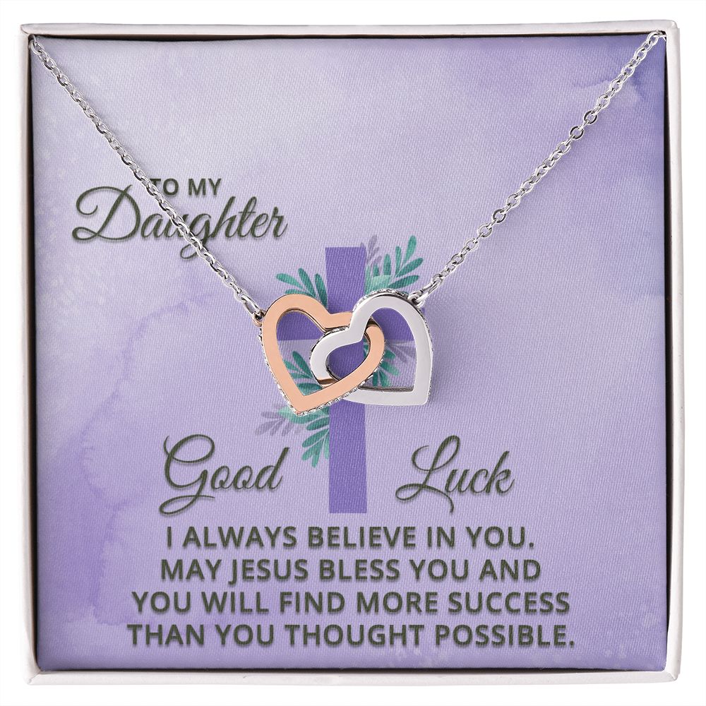 To My Daughter Necklace Gift from Mom, Mother and Daughter Jewelry Necklace for Girls, Mother Daughter Gift Ideas, Jewelry Pendant Necklace