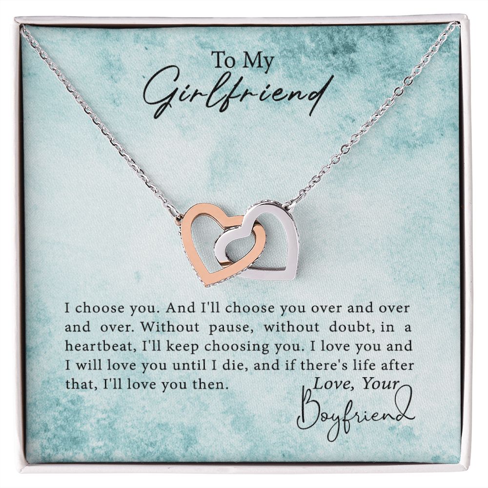 To My Girlfriend Necklace from Boyfriend To My Future Wife Necklace Jewelry For Girlfriend Gift For Girlfriend Gift for Her Romantic Birthday Valentines Day Gift For Girlfriend Gifts Necklaces