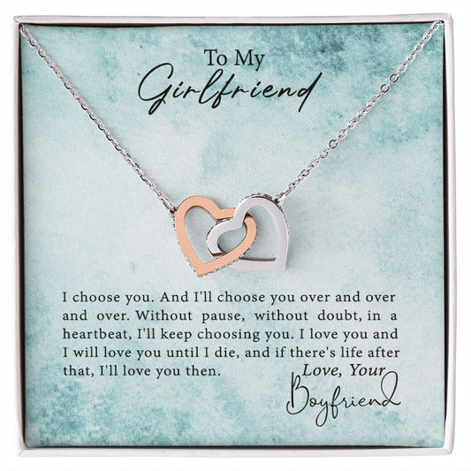 To My Girlfriend Necklace from Boyfriend To My Future Wife Necklace Jewelry For Girlfriend Gift For Girlfriend Gift for Her Romantic Birthday Valentines Day Gift For Girlfriend Gifts Necklaces