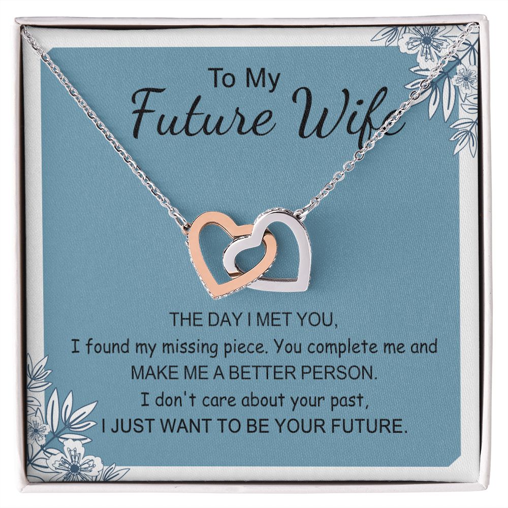 To My Girlfriend Necklace from Boyfriend To My Future Wife Necklace Jewelry For Girlfriend Gift For Girlfriend Gift for Her Romantic Birthday Valentines Day Gift For Girlfriend Gifts Necklaces