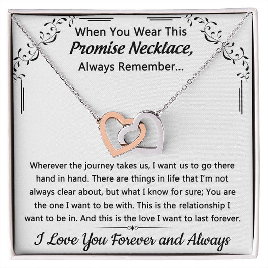 To My Future Wife Necklace from Boyfriend, Personalized Necklace for Women, Luxury Necklace for Girlfriend, Wedding Anniversary Present For Her, Girlfriend Gift Jewelry Christmas Birthday Gift