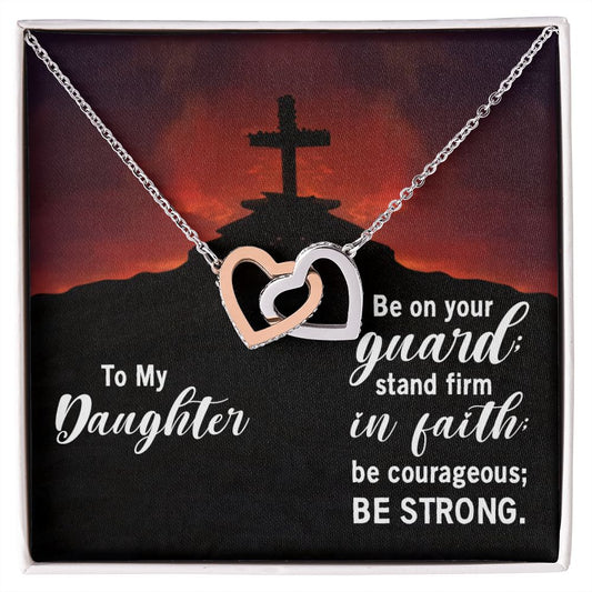To My Daughter Necklace Gift from Mom, Mother and Daughter Jewelry Necklace for Girls, Mother Daughter Gift Ideas, Jewelry Pendant Necklace