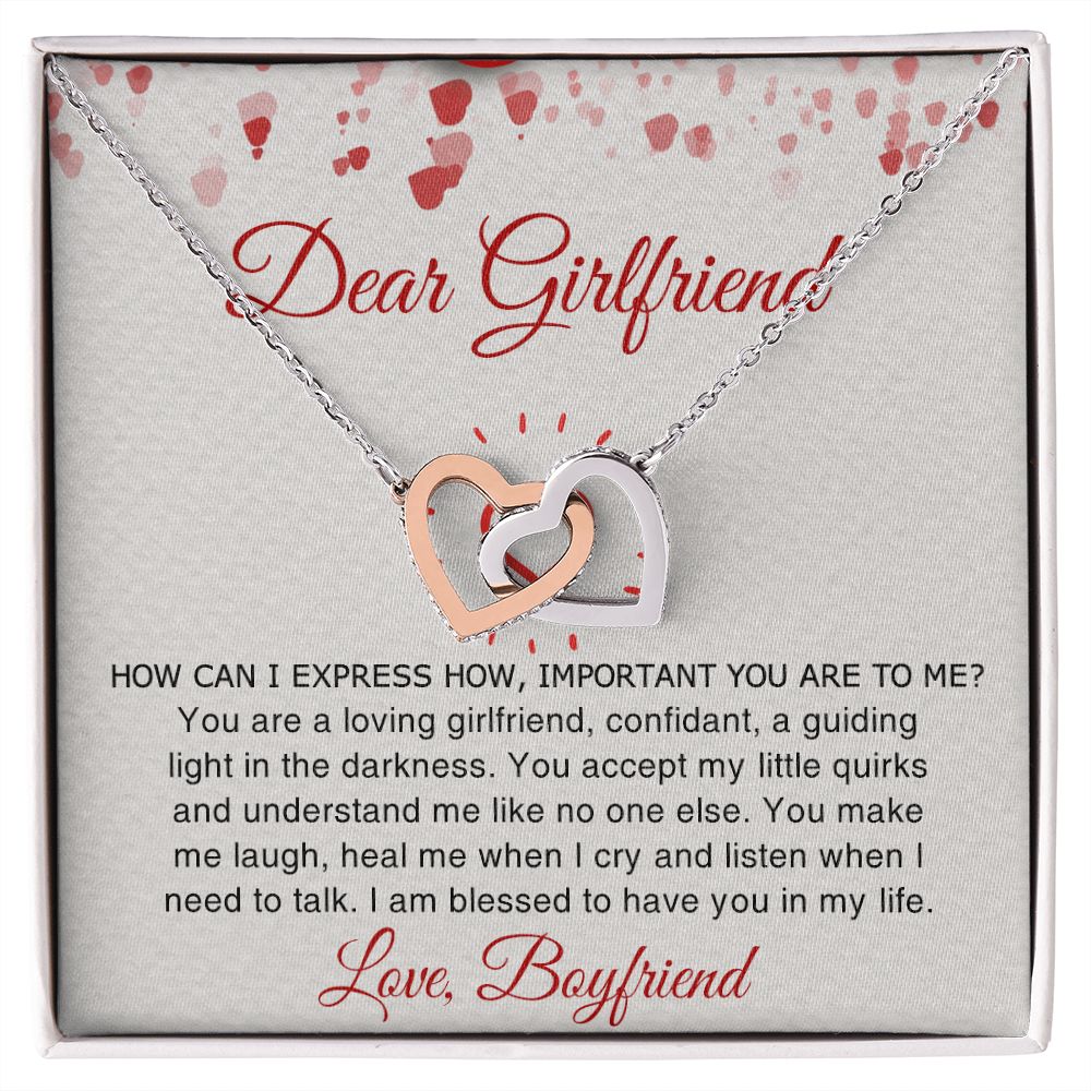 To My Girlfriend Necklace from Boyfriend To My Future Wife Necklace Jewelry For Girlfriend Gift For Girlfriend Gift for Her Romantic Birthday Valentines Day Gift For Girlfriend Gifts Necklaces