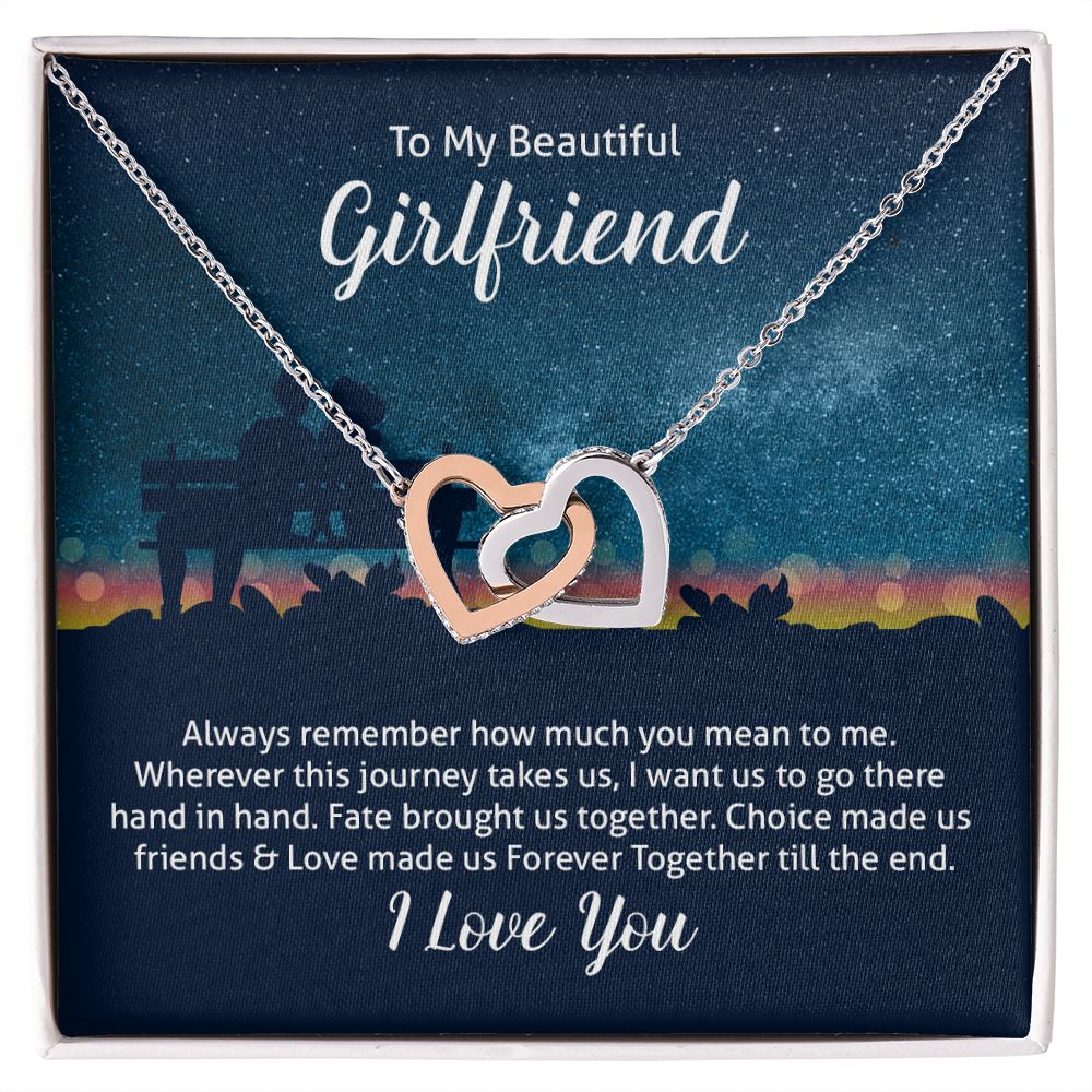 To My Girlfriend Necklace from Boyfriend To My Future Wife Necklace Jewelry For Girlfriend Gift For Girlfriend Gift for Her Romantic Birthday Valentines Day Gift For Girlfriend Gifts Necklaces