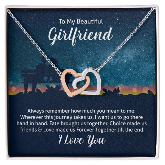 To My Girlfriend Necklace from Boyfriend To My Future Wife Necklace Jewelry For Girlfriend Gift For Girlfriend Gift for Her Romantic Birthday Valentines Day Gift For Girlfriend Gifts Necklaces
