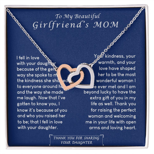 To My Boyfriend Mom Gift Necklace for Boyfriends Mom Gift Mother in Law Jewelry Gift Birthday Gift For Boyfriend's Mom Gift for Boyfriends Mom Gift for Boyfriend's Mom