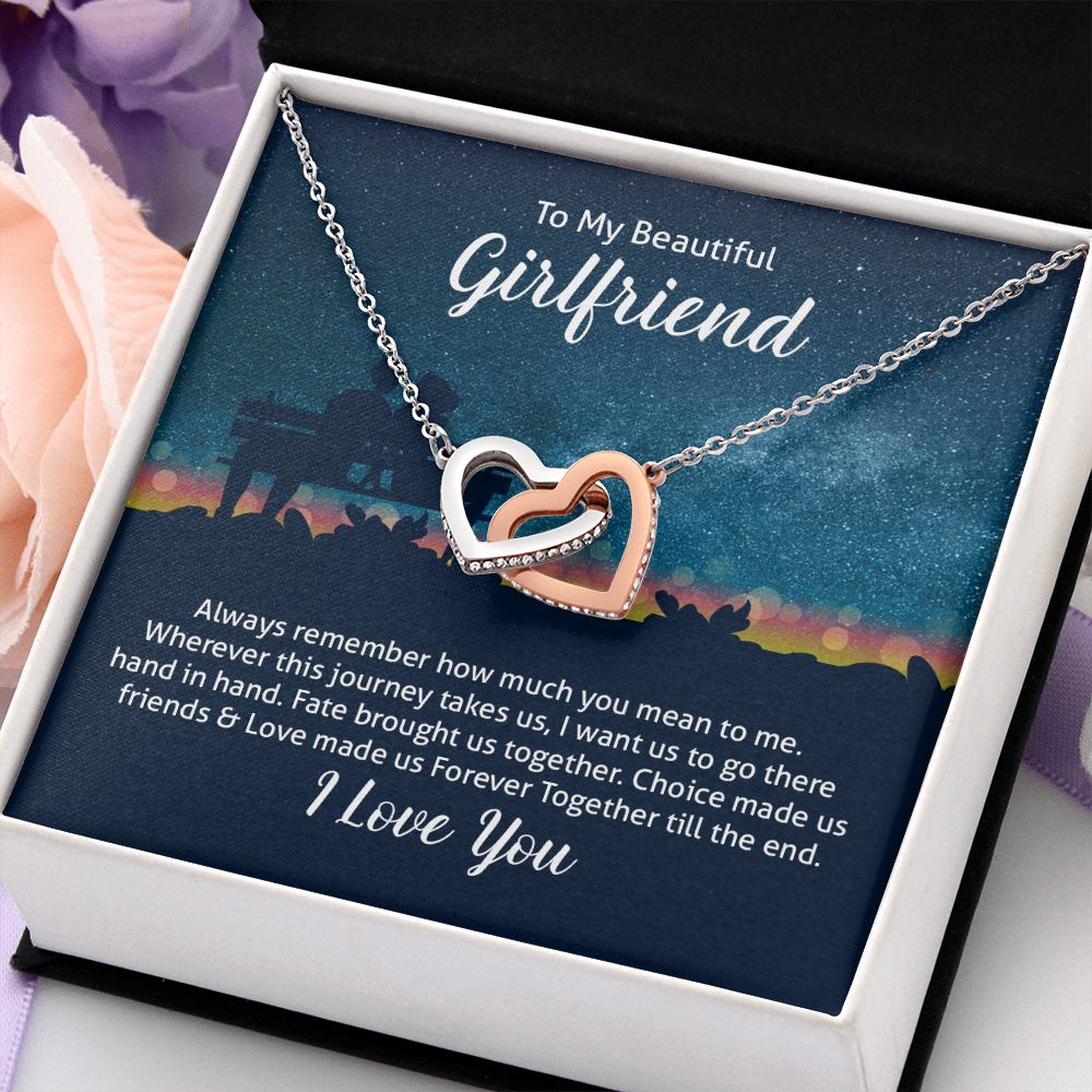To My Girlfriend Necklace from Boyfriend To My Future Wife Necklace Jewelry For Girlfriend Gift For Girlfriend Gift for Her Romantic Birthday Valentines Day Gift For Girlfriend Gifts Necklaces