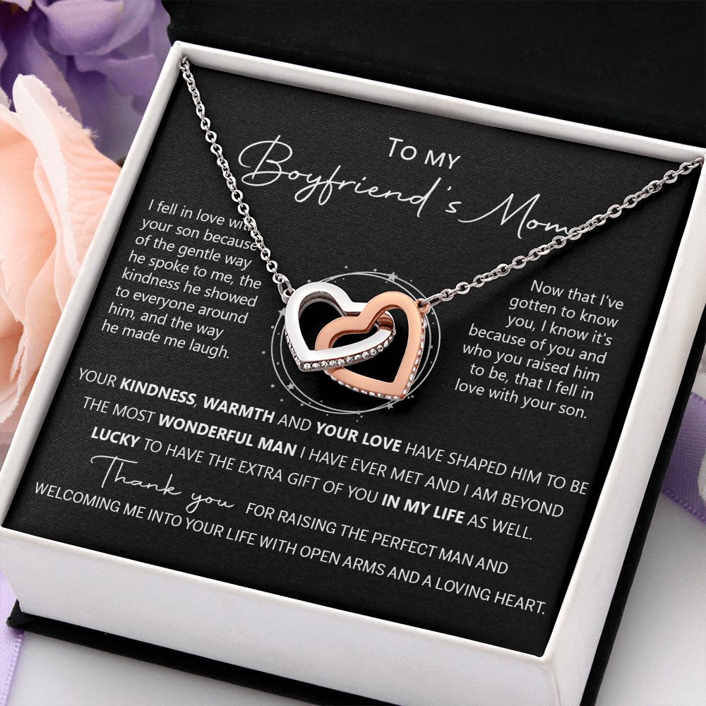 To My Boyfriend Mom Gift Necklace for Boyfriends Mom Gift Mother in Law Jewelry Gift Birthday Gift For Boyfriend's Mom Gift for Boyfriends Mom Gift for Boyfriend's Mom