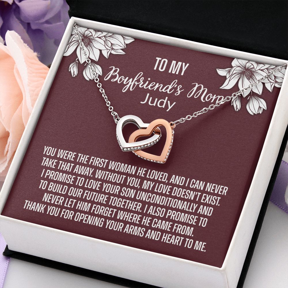 To My Boyfriend Mom Gift Necklace for Boyfriends Mom Gift Mother in Law Jewelry Gift Birthday Gift For Boyfriend's Mom Gift for Boyfriends Mom Gift for Boyfriend's Mom