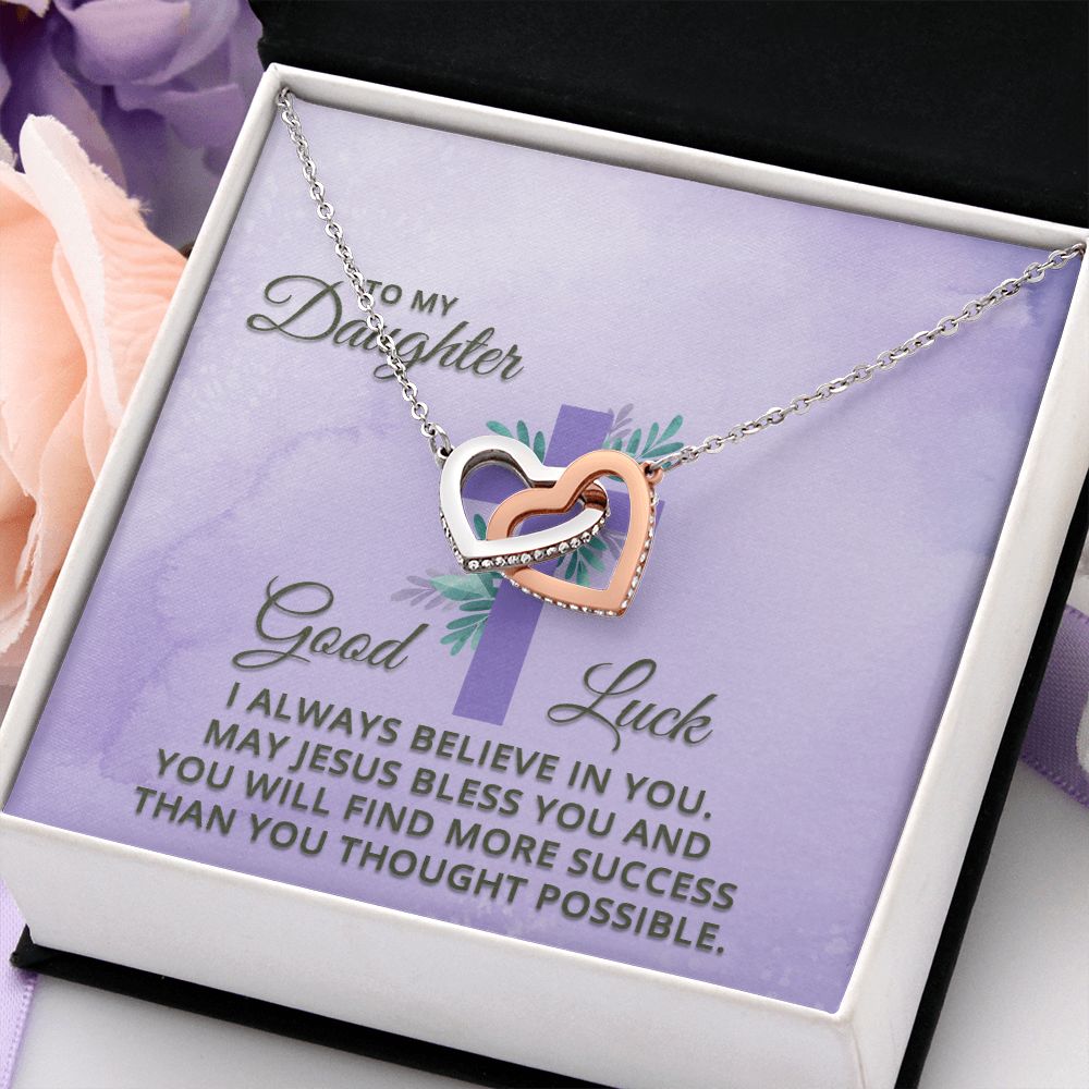 To My Daughter Necklace Gift from Mom, Mother and Daughter Jewelry Necklace for Girls, Mother Daughter Gift Ideas, Jewelry Pendant Necklace