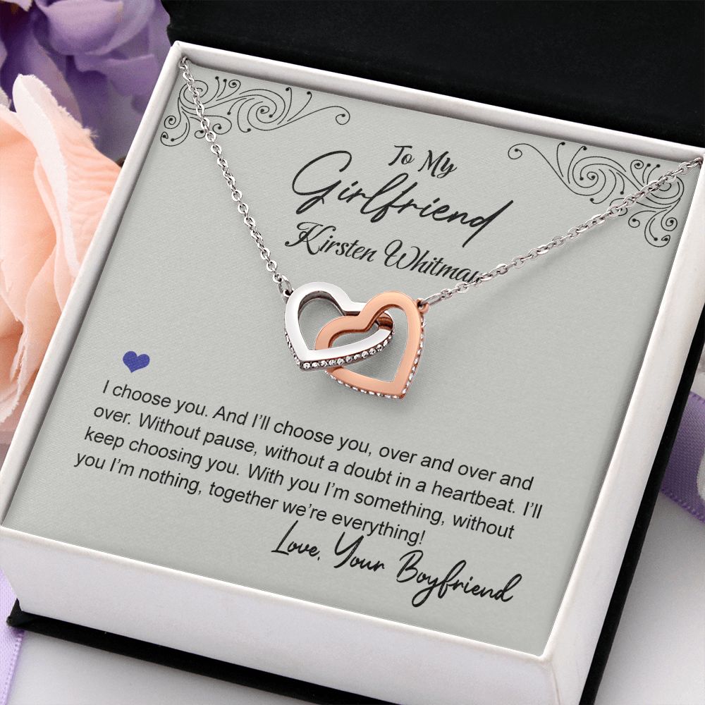 To My Girlfriend Necklace from Boyfriend To My Future Wife Necklace Jewelry For Girlfriend Gift For Girlfriend Gift for Her Romantic Birthday Valentines Day Gift For Girlfriend Gifts Necklaces
