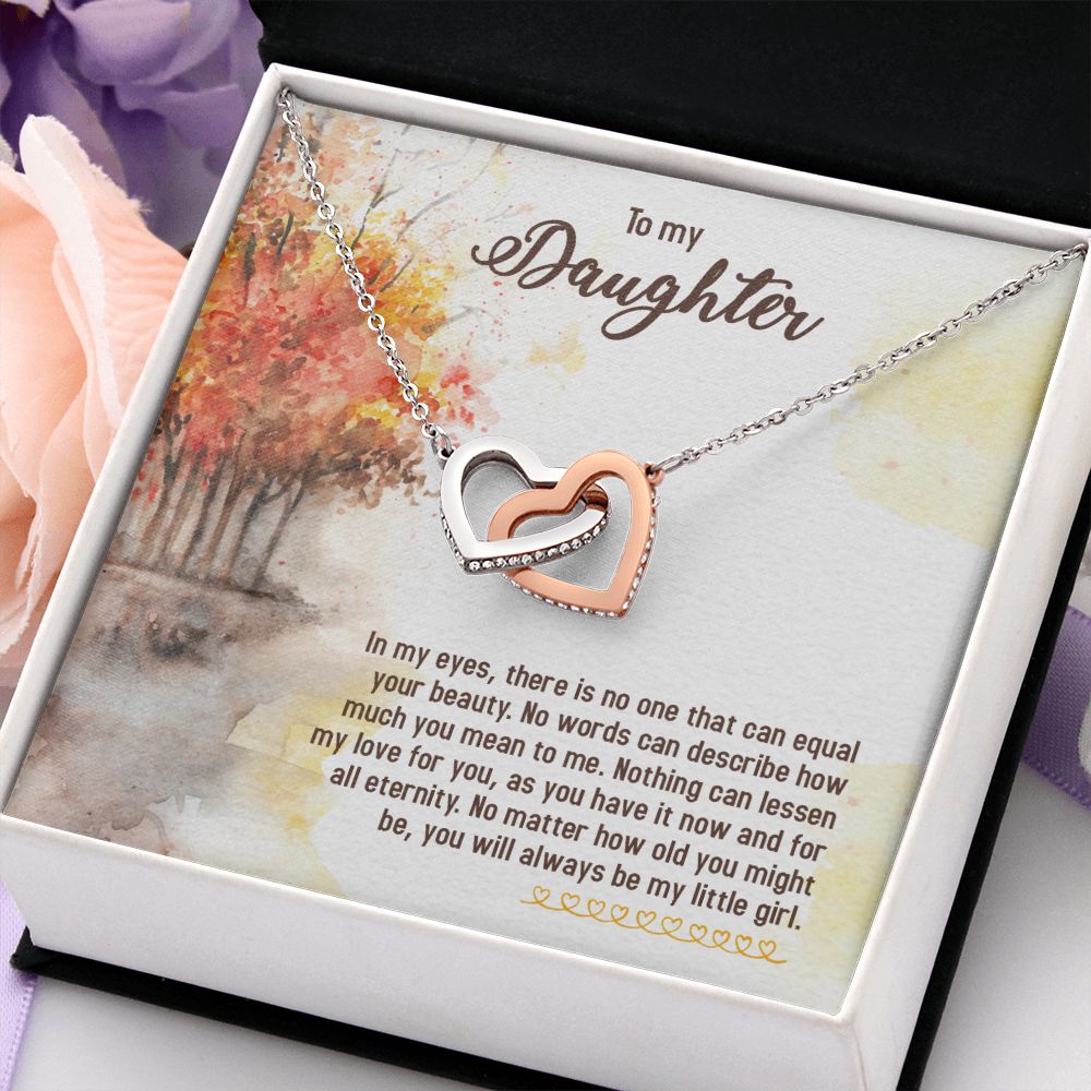To My Daughter Necklace Gift from Mom, Mother and Daughter Jewelry Necklace for Girls, Mother Daughter Gift Ideas, Jewelry Pendant Necklace