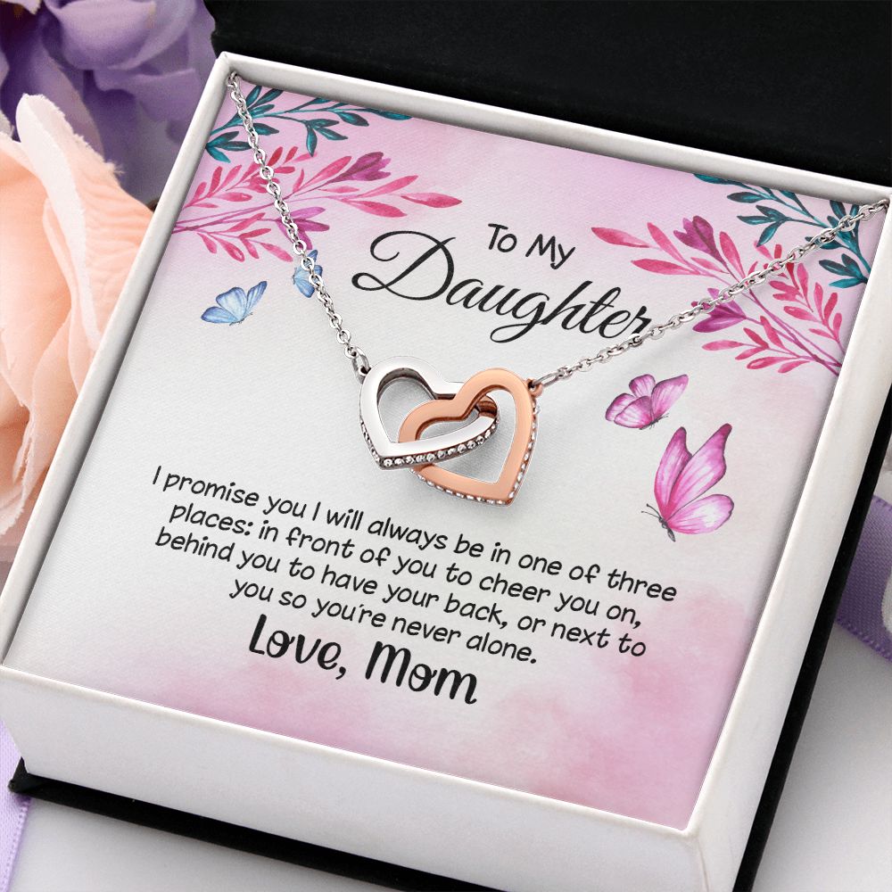 To My Daughter Necklace Gift from Mom, Mother and Daughter Jewelry Necklace for Girls, Mother Daughter Gift Ideas, Jewelry Pendant Necklace