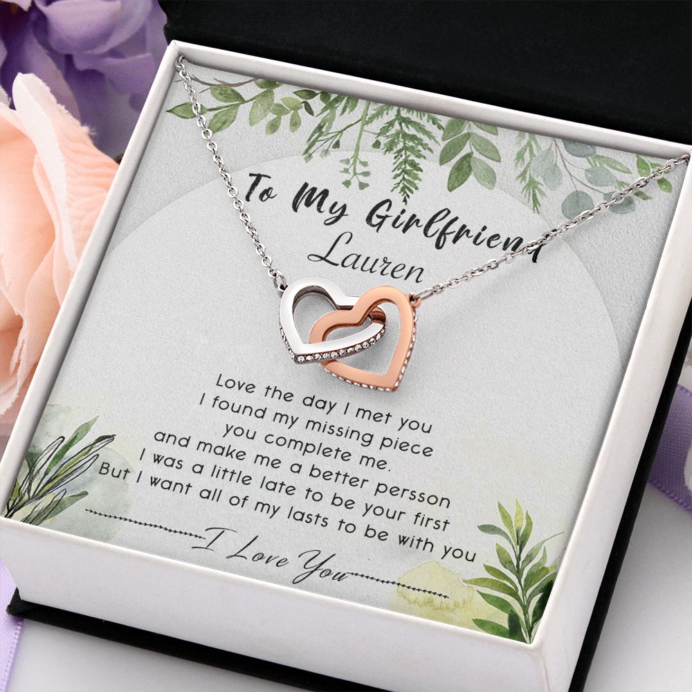 To My Girlfriend Necklace from Boyfriend To My Future Wife Necklace Jewelry For Girlfriend Gift For Girlfriend Gift for Her Romantic Birthday Valentines Day Gift For Girlfriend Gifts Necklaces