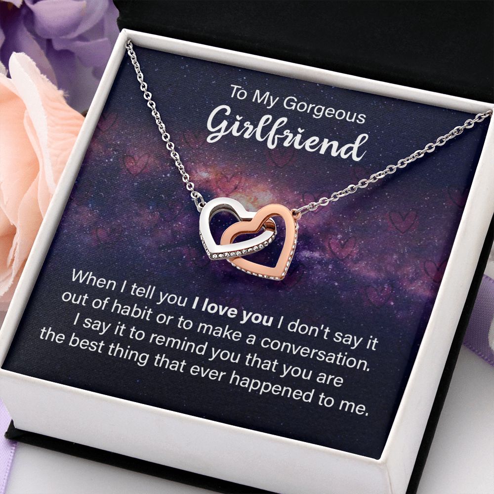 To My Girlfriend Necklace from Boyfriend To My Future Wife Necklace Jewelry For Girlfriend Gift For Girlfriend Gift for Her Romantic Birthday Valentines Day Gift For Girlfriend Gifts Necklaces