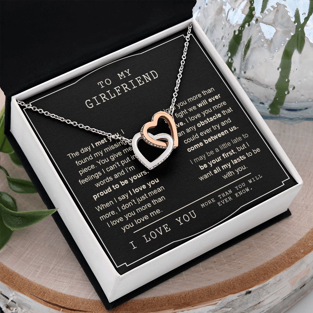 To My Girlfriend Necklace from Boyfriend To My Future Wife Necklace Jewelry For Girlfriend Gift For Girlfriend Gift for Her Romantic Birthday Valentines Day Gift For Girlfriend Gifts Necklaces