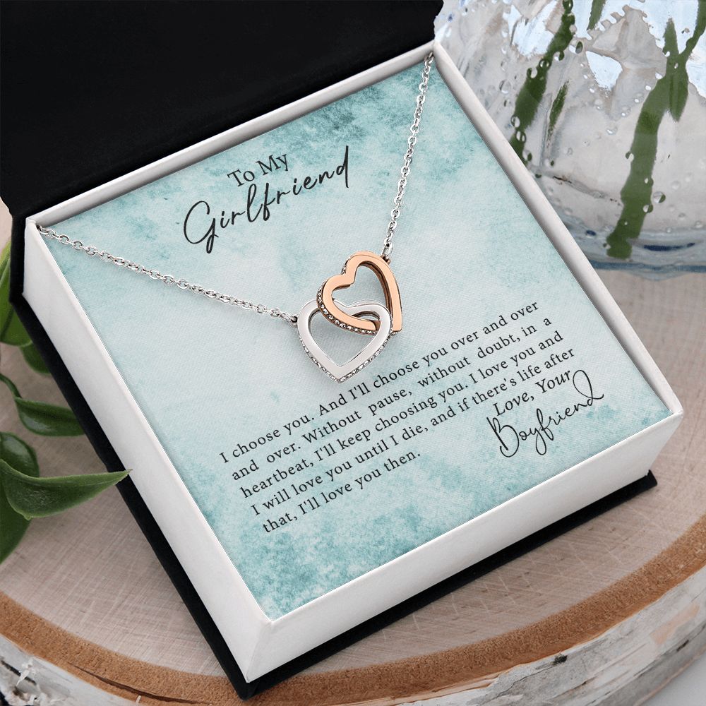 To My Girlfriend Necklace from Boyfriend To My Future Wife Necklace Jewelry For Girlfriend Gift For Girlfriend Gift for Her Romantic Birthday Valentines Day Gift For Girlfriend Gifts Necklaces