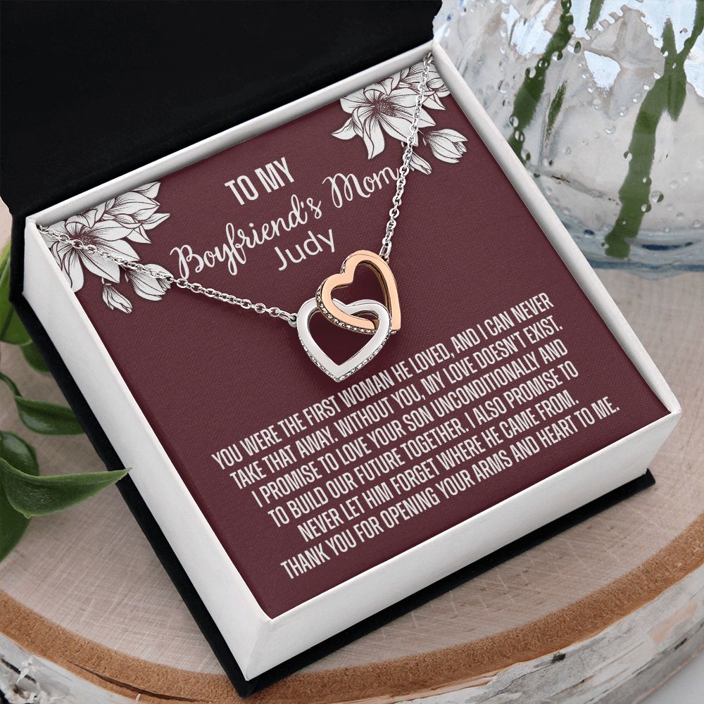 To My Boyfriend Mom Gift Necklace for Boyfriends Mom Gift Mother in Law Jewelry Gift Birthday Gift For Boyfriend's Mom Gift for Boyfriends Mom Gift for Boyfriend's Mom