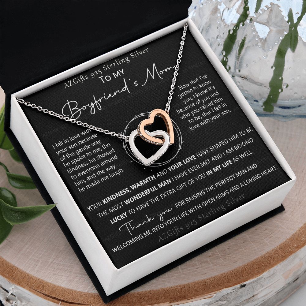To My Boyfriend's Mom Necklace, Gift for Boyfriend's Mom, Boyfriend's Mom Gift, Boyfriends Mom Birthday Gift, Mother's Day Gift for Boyfriends Mom, Boyfriend Mom Jewelry
