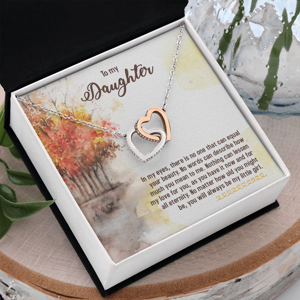 To My Daughter Necklace Gift from Mom, Mother and Daughter Jewelry Necklace for Girls, Mother Daughter Gift Ideas, Jewelry Pendant Necklace