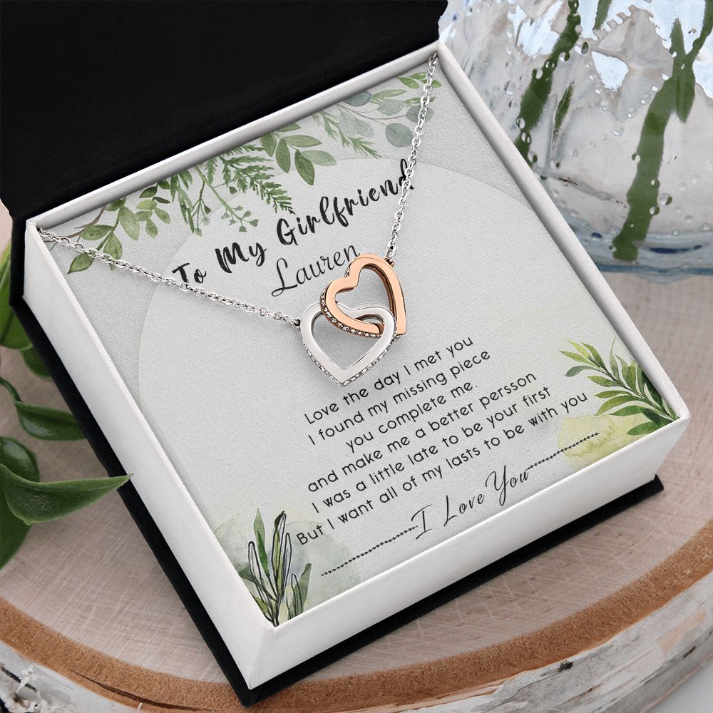 To My Girlfriend Necklace from Boyfriend To My Future Wife Necklace Jewelry For Girlfriend Gift For Girlfriend Gift for Her Romantic Birthday Valentines Day Gift For Girlfriend Gifts Necklaces