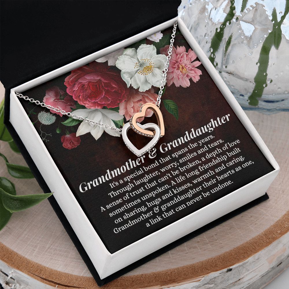 To My Grandma Necklace, Gift for Grandmother Necklace, Mothers Day Gift For Grandma Nana, Grandma Jewelry From Grandchildren GrandKids , Jewelry Box Gift For Grandma Grandmother