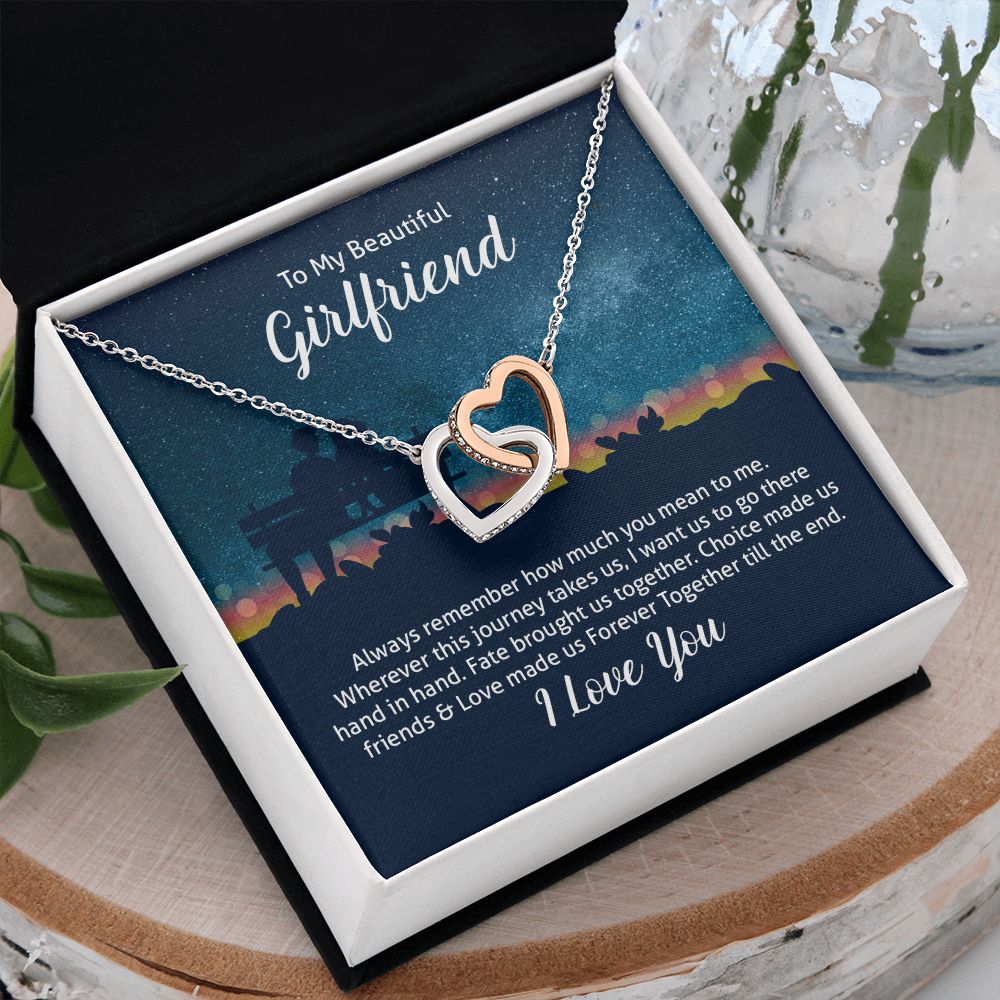 To My Girlfriend Necklace from Boyfriend To My Future Wife Necklace Jewelry For Girlfriend Gift For Girlfriend Gift for Her Romantic Birthday Valentines Day Gift For Girlfriend Gifts Necklaces