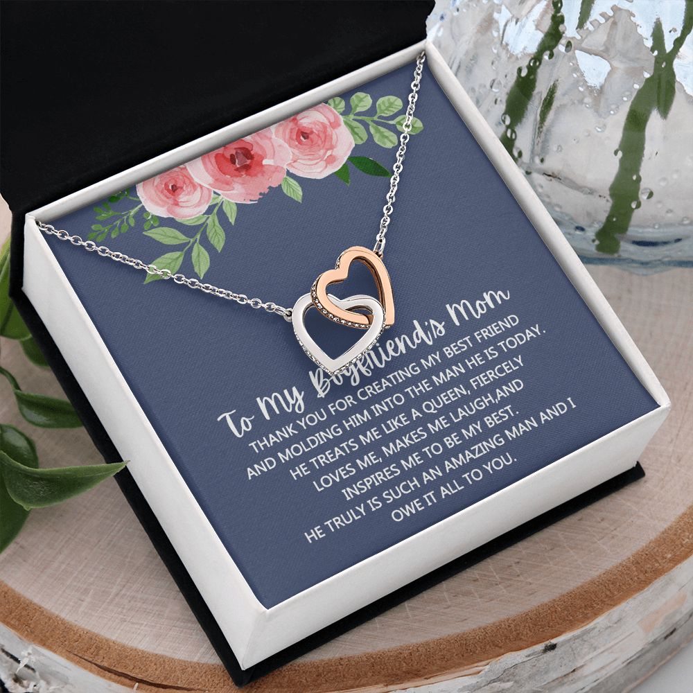 To My Boyfriend Mom Gift Necklace for Boyfriends Mom Gift Mother in Law Jewelry Gift Birthday Gift For Boyfriend's Mom Gift for Boyfriend Mom Gift for Boyfriend's Mom