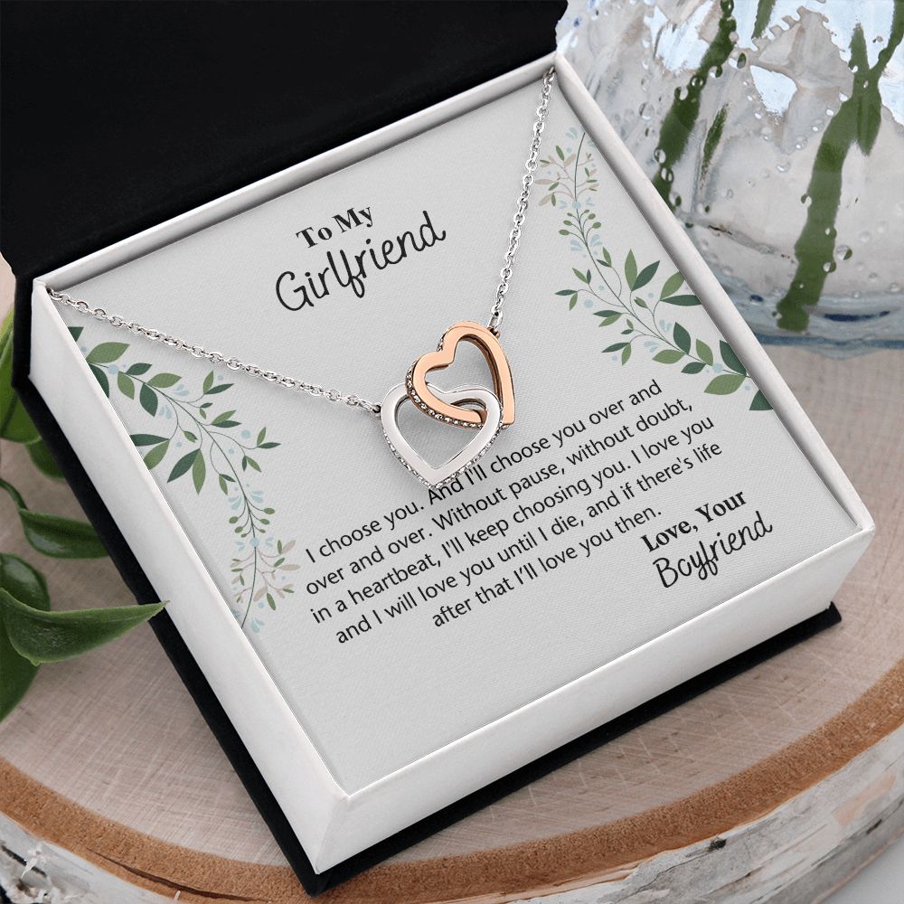 To My Girlfriend Necklace from Boyfriend To My Future Wife Necklace Jewelry For Girlfriend Gift For Girlfriend Gift for Her Romantic Birthday Valentines Day Gift For Girlfriend Gifts Necklaces