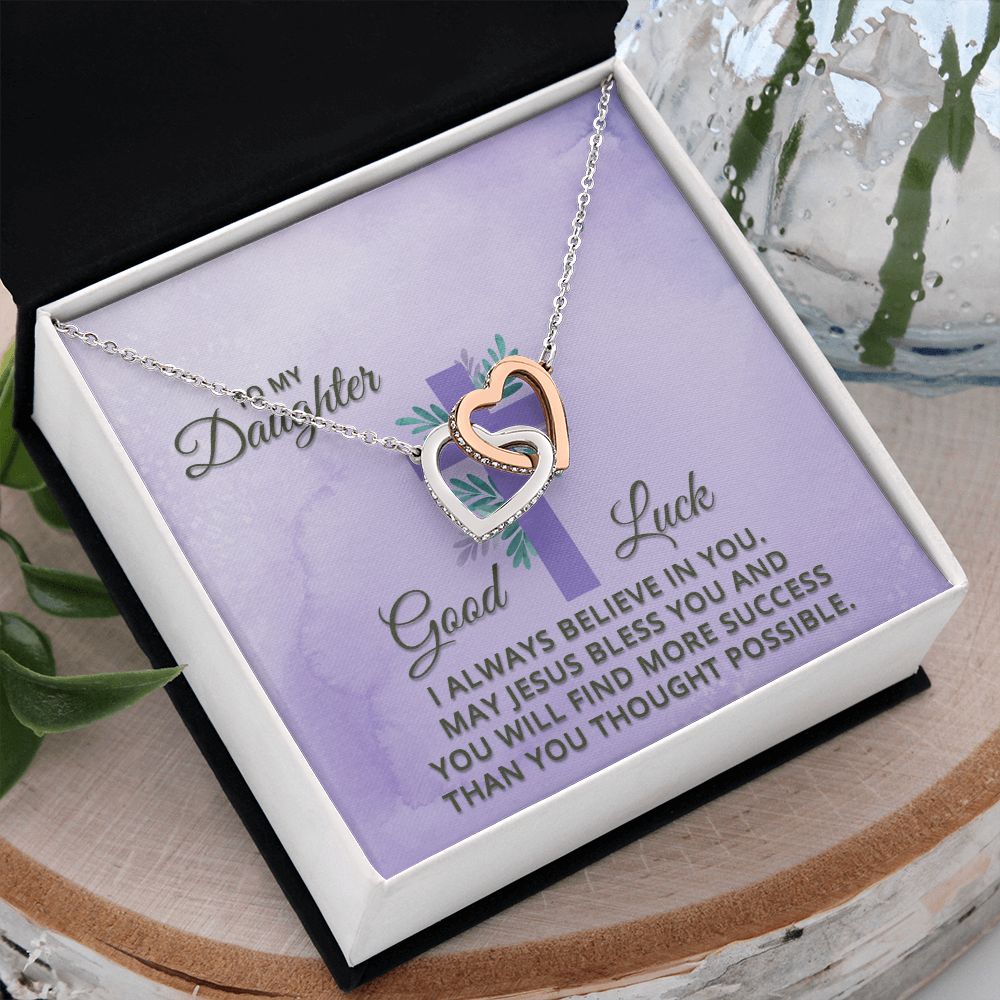 To My Daughter Necklace Gift from Mom, Mother and Daughter Jewelry Necklace for Girls, Mother Daughter Gift Ideas, Jewelry Pendant Necklace