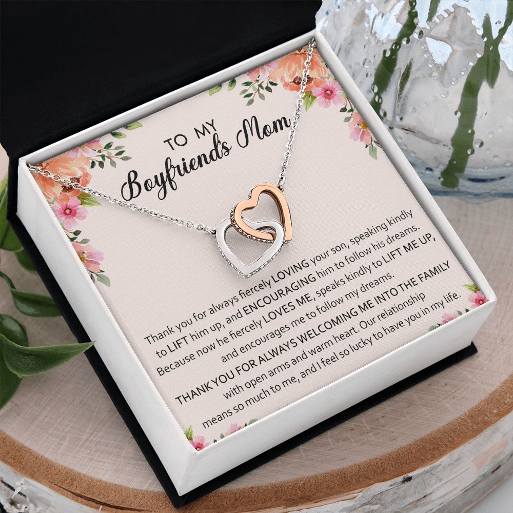 To My Boyfriend Mom Gift Necklace for Boyfriends Mom Gift Mother in Law Jewelry Gift Birthday Gift For Boyfriend's Mom Gift for Boyfriend Mom Gift for Boyfriend's Mom