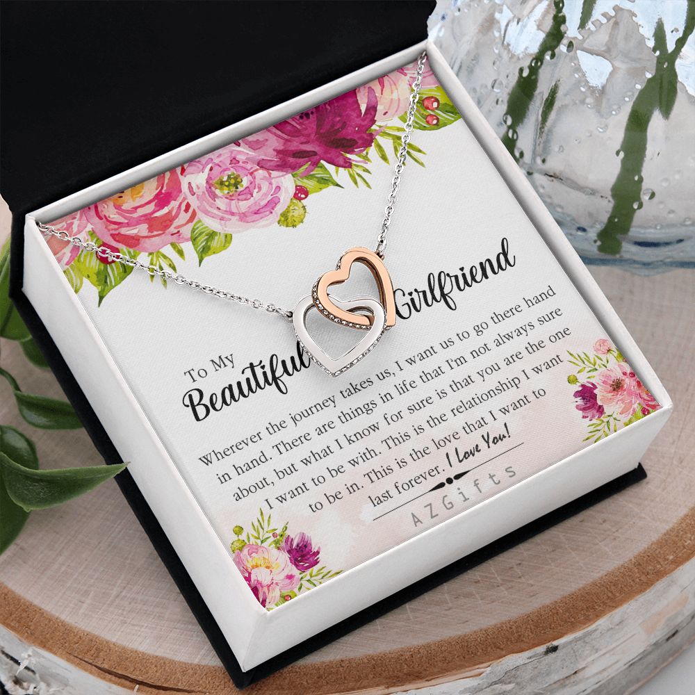 To My Girlfriend Necklace from Boyfriend To My Future Wife Necklace Jewelry For Girlfriend Gift For Girlfriend Gift for Her Romantic Birthday Valentines Day Gift For Girlfriend Gifts Necklaces
