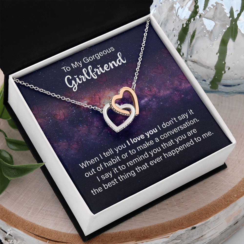 To My Girlfriend Necklace from Boyfriend To My Future Wife Necklace Jewelry For Girlfriend Gift For Girlfriend Gift for Her Romantic Birthday Valentines Day Gift For Girlfriend Gifts Necklaces
