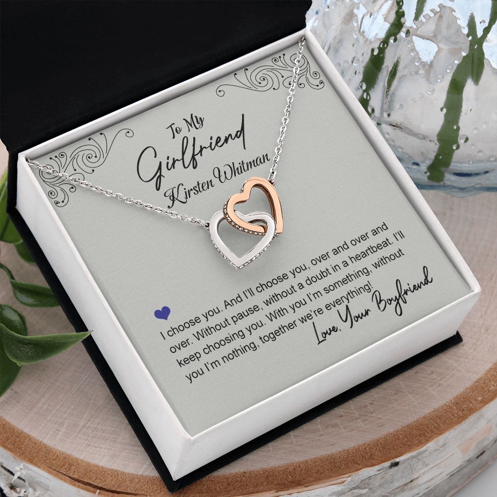 To My Girlfriend Necklace from Boyfriend To My Future Wife Necklace Jewelry For Girlfriend Gift For Girlfriend Gift for Her Romantic Birthday Valentines Day Gift For Girlfriend Gifts Necklaces