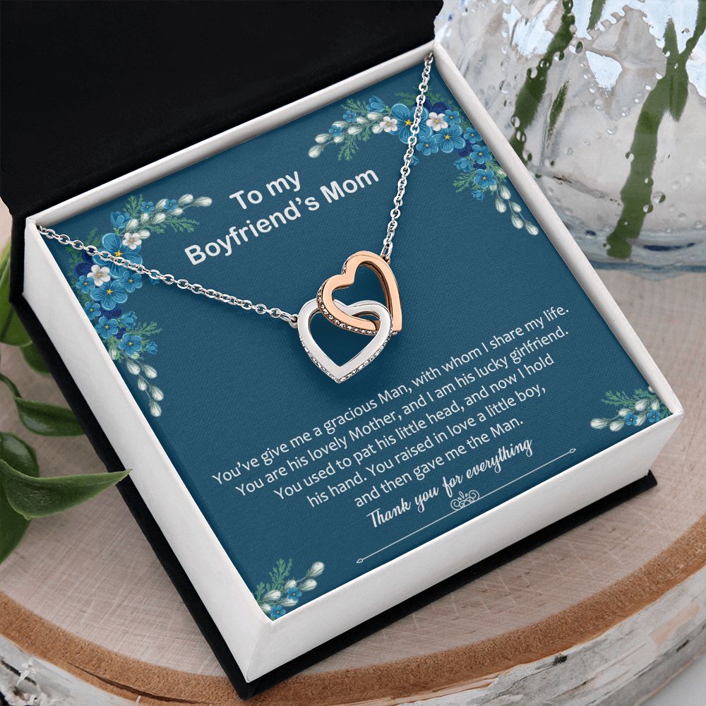 To My Boyfriend Mom Gift Necklace for Boyfriends Mom Gift Mother in Law Jewelry Gift Birthday Gift For Boyfriend's Mom Gift for Boyfriends Mom Gift for Boyfriend's Mom